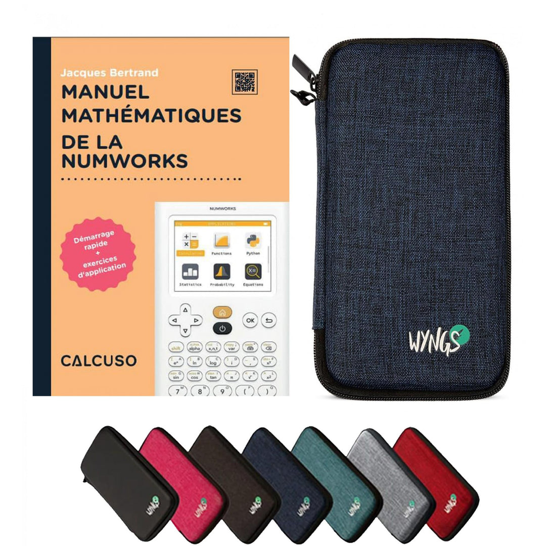 CALCUSO Zubehör Standardpaket Blau kompatibel für Grafikrechner Numworks (Französisch)