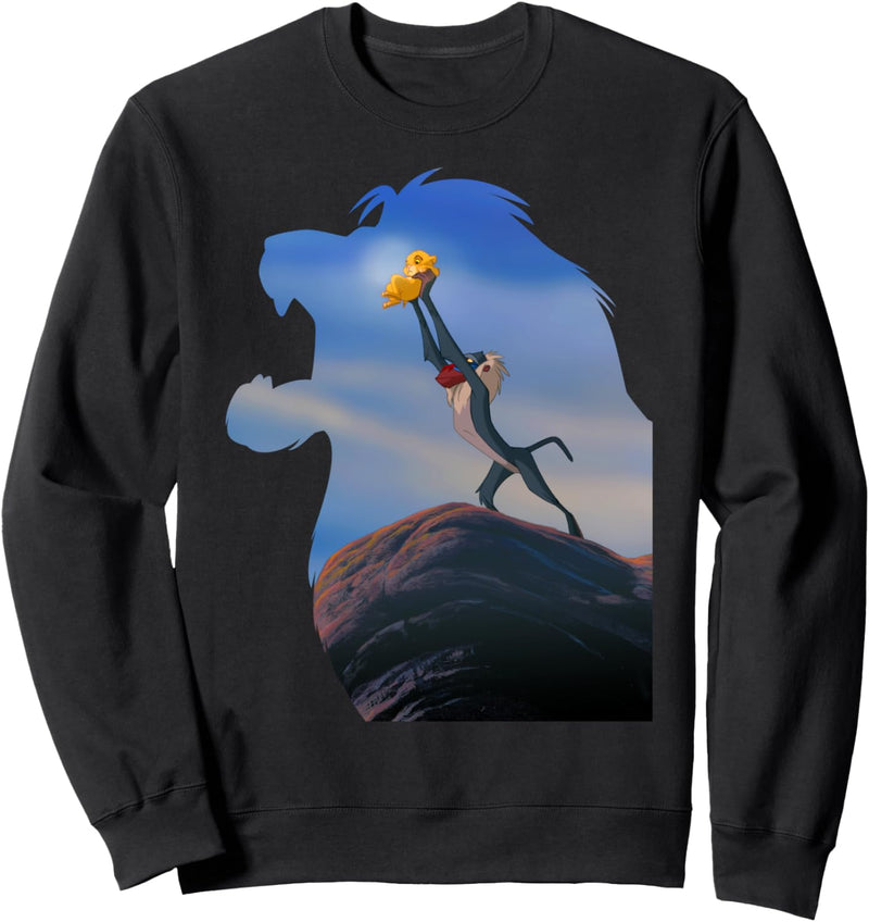 Disney The Lion King Rafiki Simba Silhouette Fill Sweatshirt