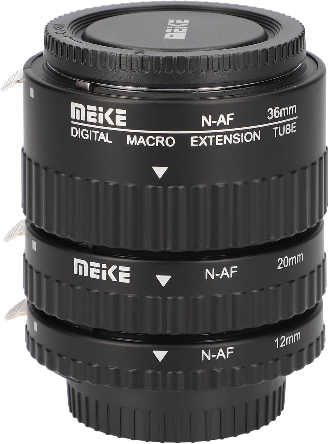 Khalia-Foto AF Autofokus Zwischenringe für Nikon SLR Kameras, Automatik-Zwischenringe (Metall), 1080