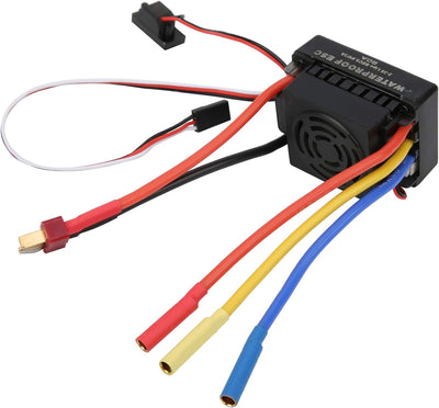 60A RC ESC, Wasserdichter Bürstenloser ESC-Elektrodrehzahlregler für SCX10 1/10 RC-Automodell(T-Stec