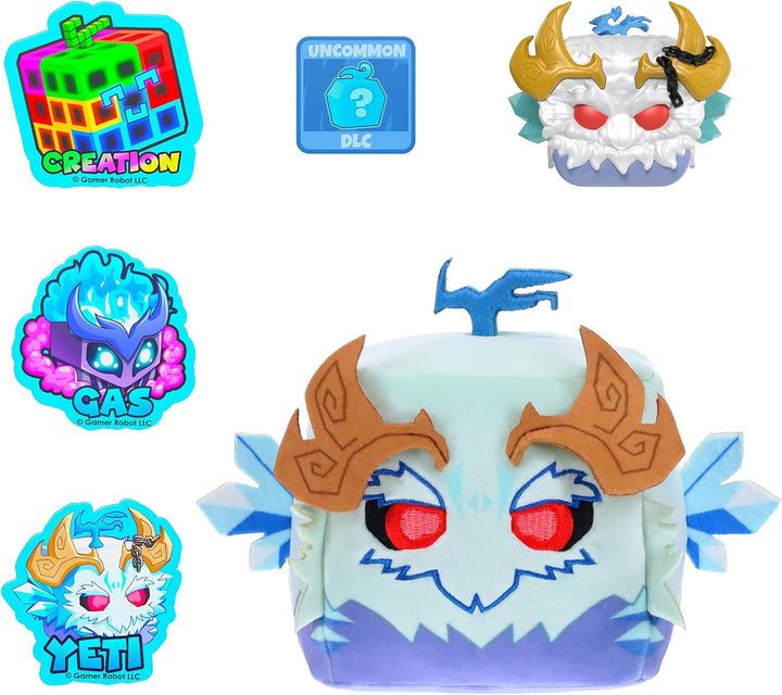 BLOX Fruits Yeti Mystery Mini Bundle Series 3, Plüschtier, Minifigur, Aufkleber, DLC-Code, 6 Sammler