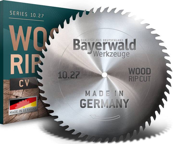 Bayerwald - CV Kreissägeblatt - Ø 400 mm x 3,0 mm x 30 mm | Wolfszahn (56 Zähne) | grobe, schnelle Z