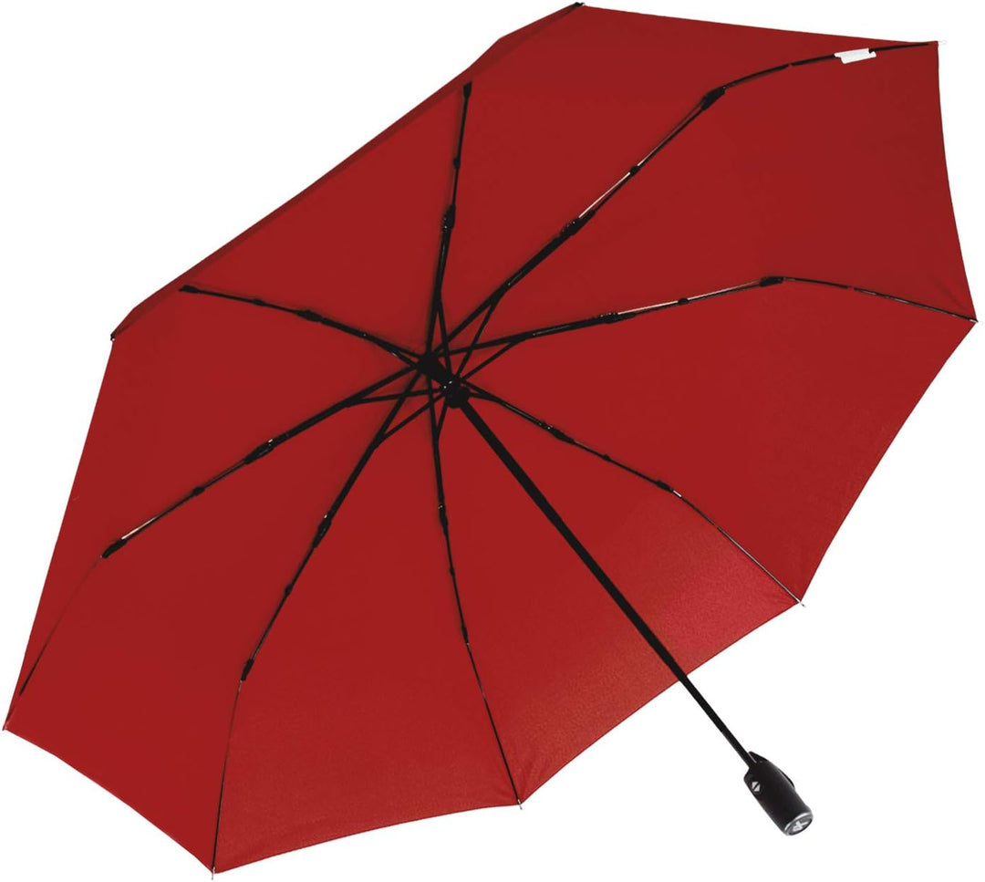 XXL Taschenschirm mit Auf-Zu-Automatik - Full Class - 122 cm grosses Dach Dunkel-rot, Dunkel-rot