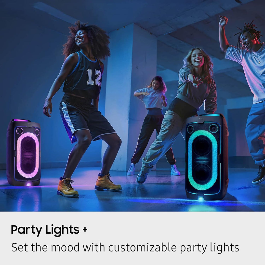 Samsung Sound Tower MX-ST40F/ZG Bluetooth Lautsprecher, Grosse Partybox &amp; Musikbox mit Akku, 12 h Ak