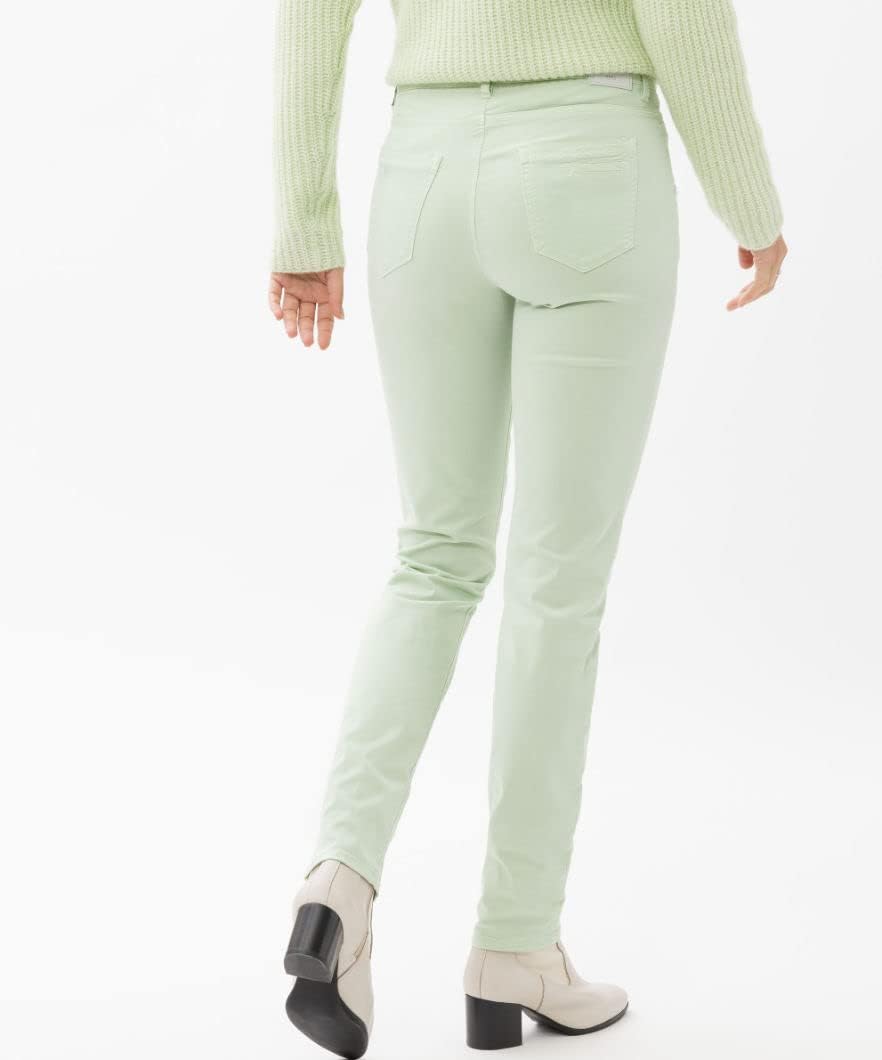 BRAX Damen Style Shakira Cozy Cotton Bequeme Damenhose in Lyocell-Baumwoll-Qualität Hose, Iced Mint