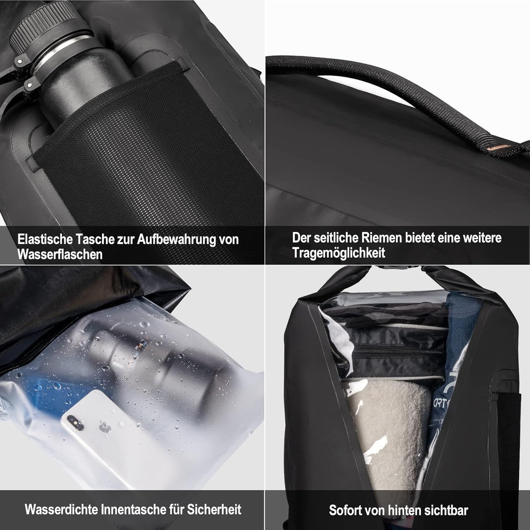 Blackace arteesol Wasserdichter Rucksack - Dry Bag 20L 30L 40L 45L Wasserfester Rucksack Seesack Was