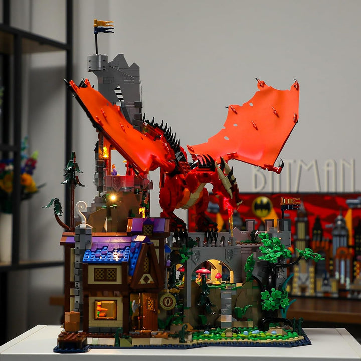 BRIKSMAX LED-Licht für Lego Dungeons & Dragons: Die Sage vom Roten Drachen 21348 - Kompatibel mit Di