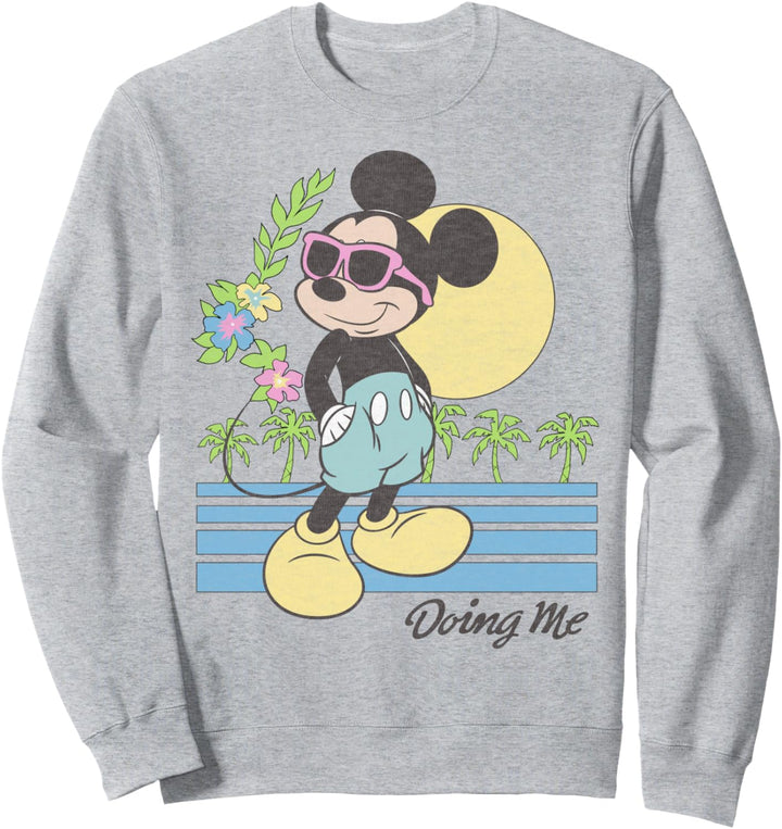 Disney Mickey And Friends Mickey Mouse Doing Me Sunset Sweatshirt
