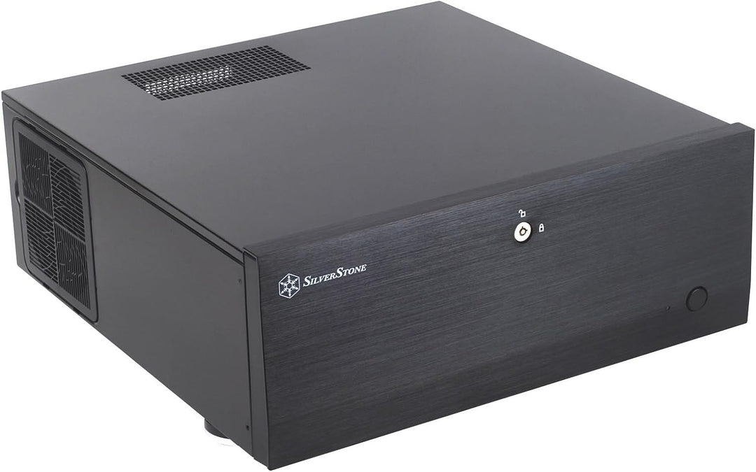 Silverstone SST-GD07B-C - Grandia HTPC ATX Desktop Gehäuse mit hochleistungsfähigem und geräuscharme