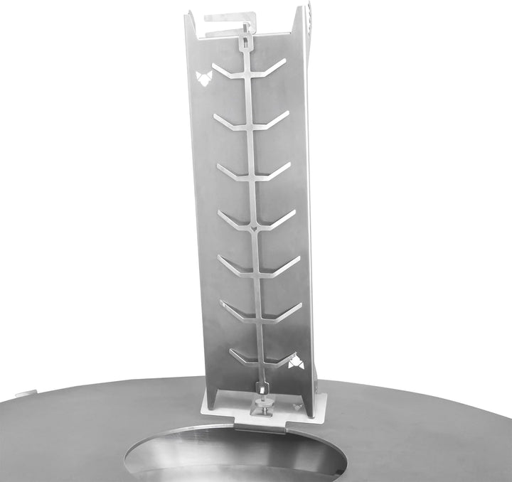 FENNEK Feuerplattenadapter für Flammlachshalter | Für Feuerplatten von 5-15 mm Dicke | sicherer Halt