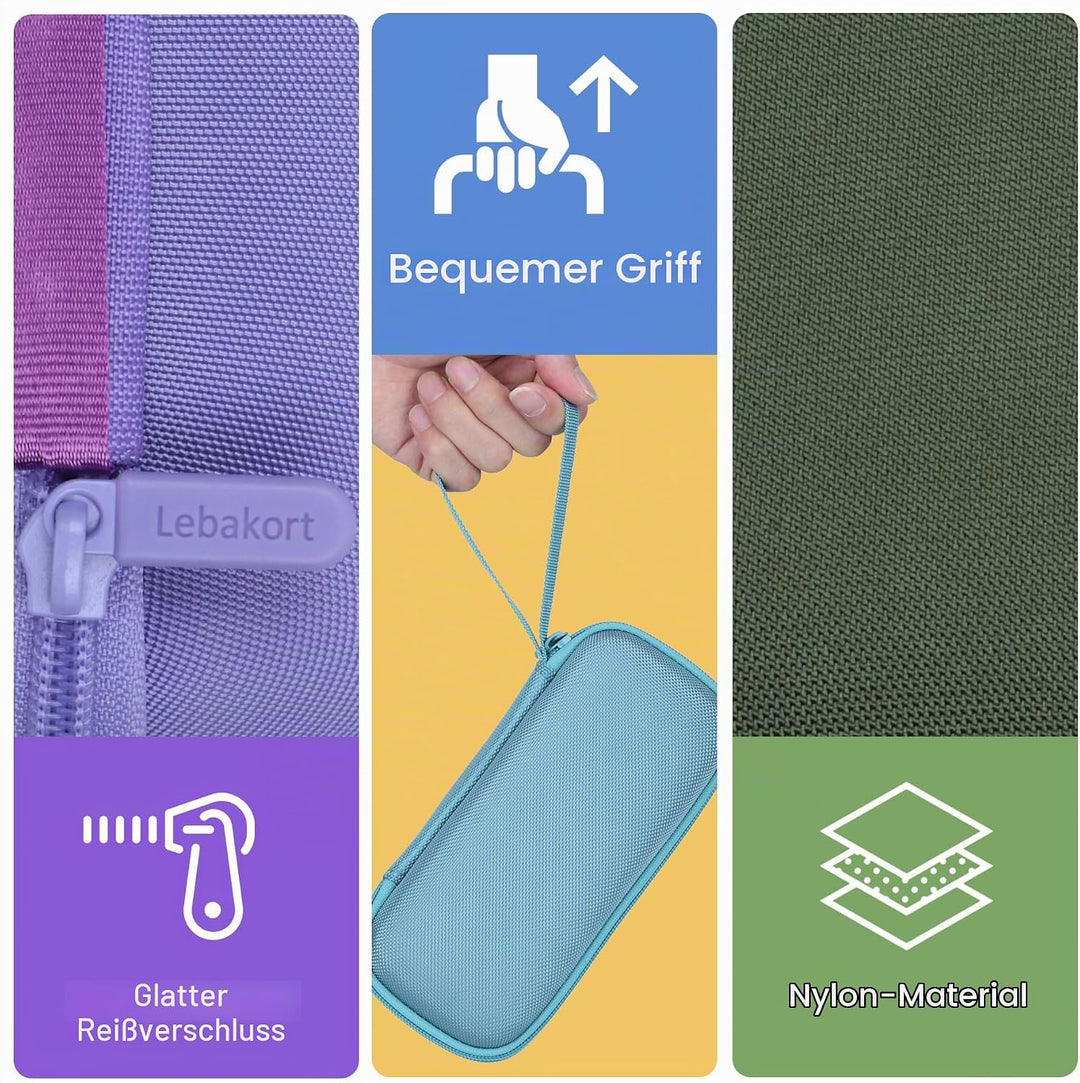 Lebakort Hart Tasche Hülle Etui für Sonos Roam/Sonos Roam 2 Tragbarer wasserdichter Bluetooth-Lautsp