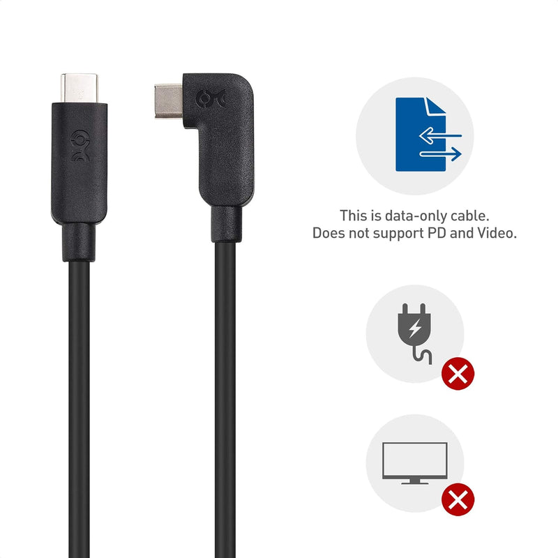 Cable Matters aktives USB C Kabel 5m für VR Brille Oculus Quest 2 in Schwarz - Ersatz für Oculus Lin