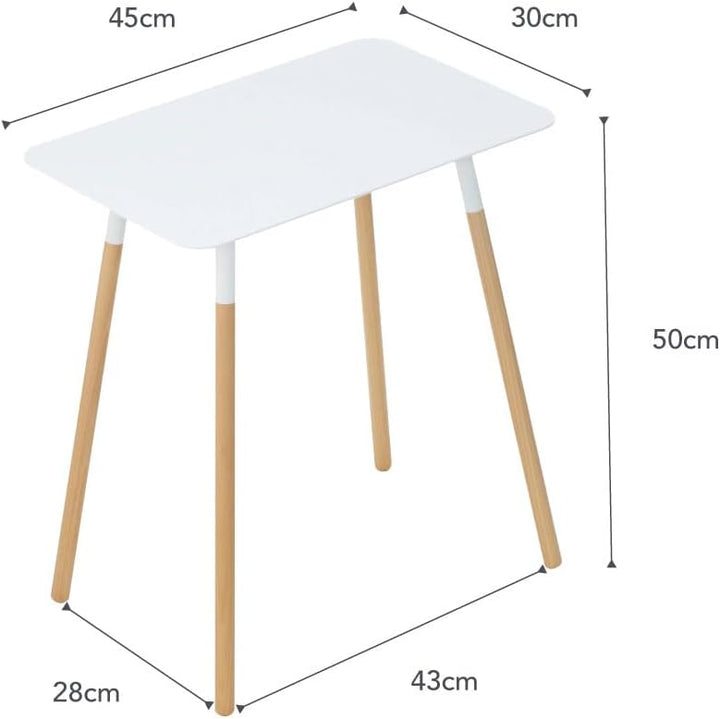 Yamazaki Plain Beistelltisch, Holz, Weiss, One Size Weiss One Size, Weiss One Size