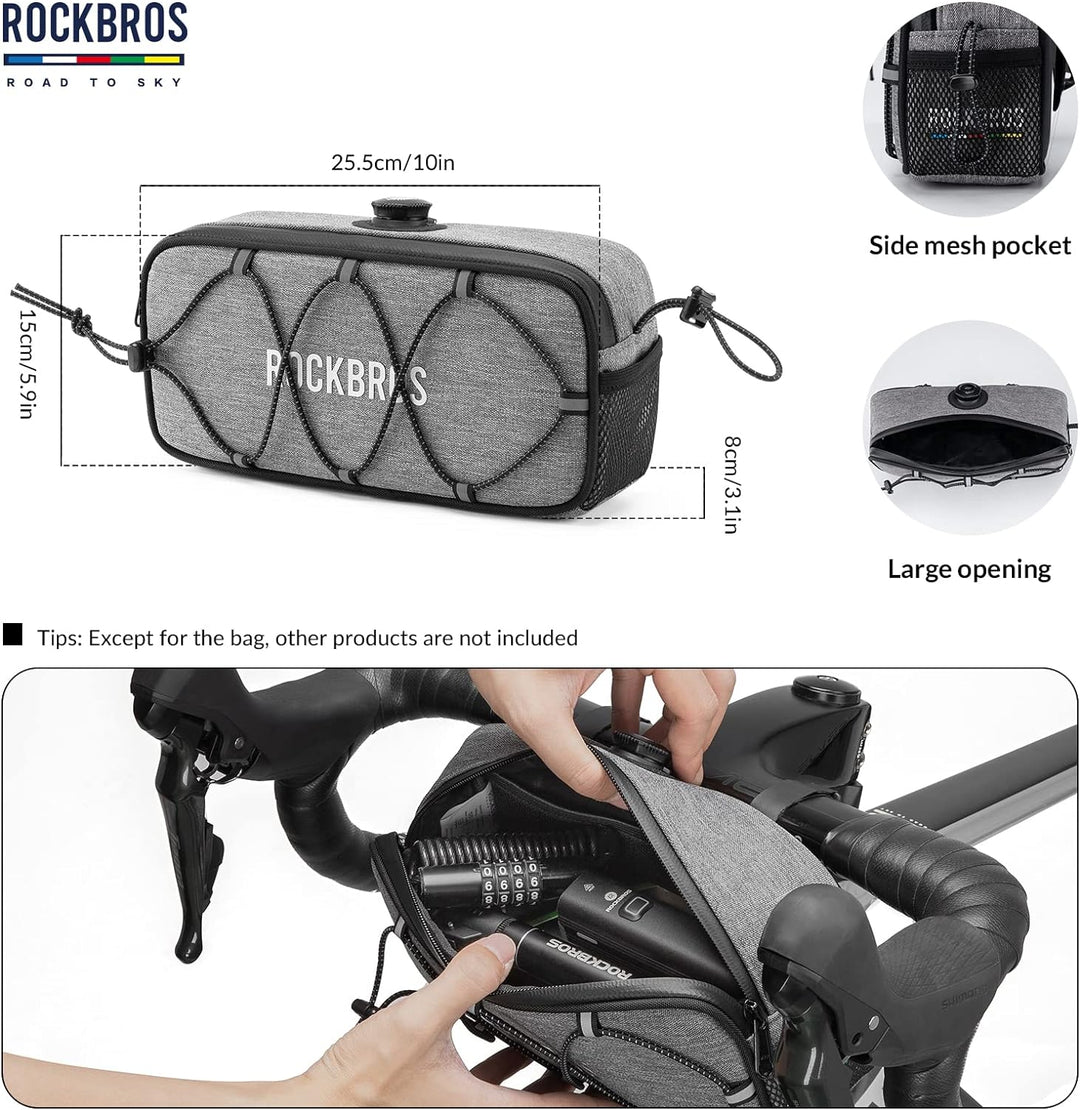 ROCKBROS Road-to-Sky Lenkertasche Fahrrad Tasche Selbstentworfene Fahrradtasche Wasserabweisende Ref