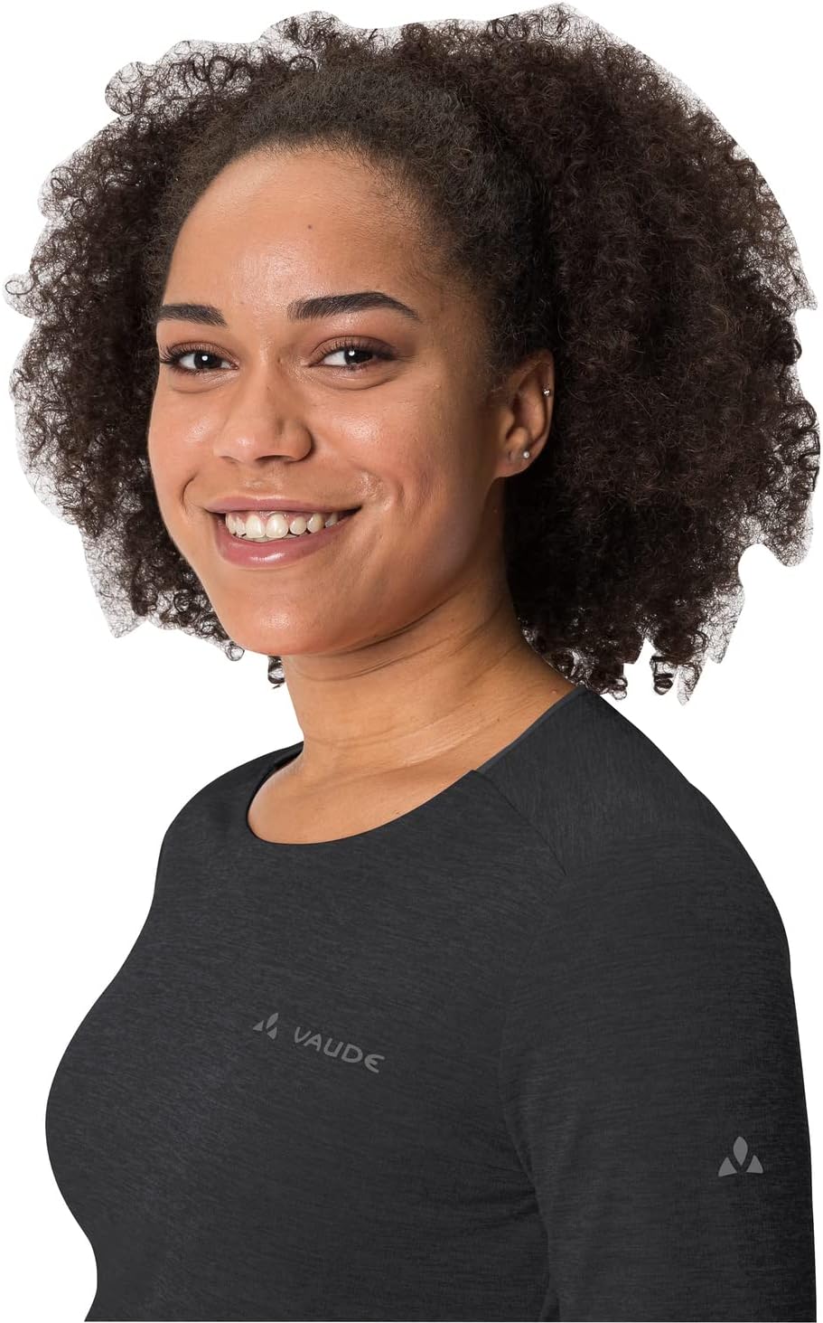 VAUDE Damen Women's Essential Ls T-Shirt T-Shirt 34 Dark Sea Uni, 34 Dark Sea Uni