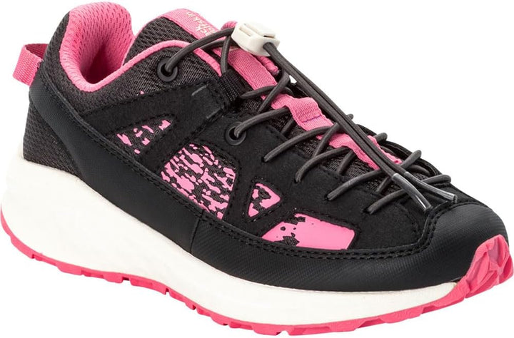Jack Wolfskin Villi Sneaker Low K Unisex Kinder Walking-Schuh 36 EU Phantom, 36 EU Phantom