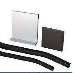Sellon24® Ganzglasgeländer Glasgeländer Bodenprofil ALU aufgesetzte Bodenmontage Profil Aluminium el