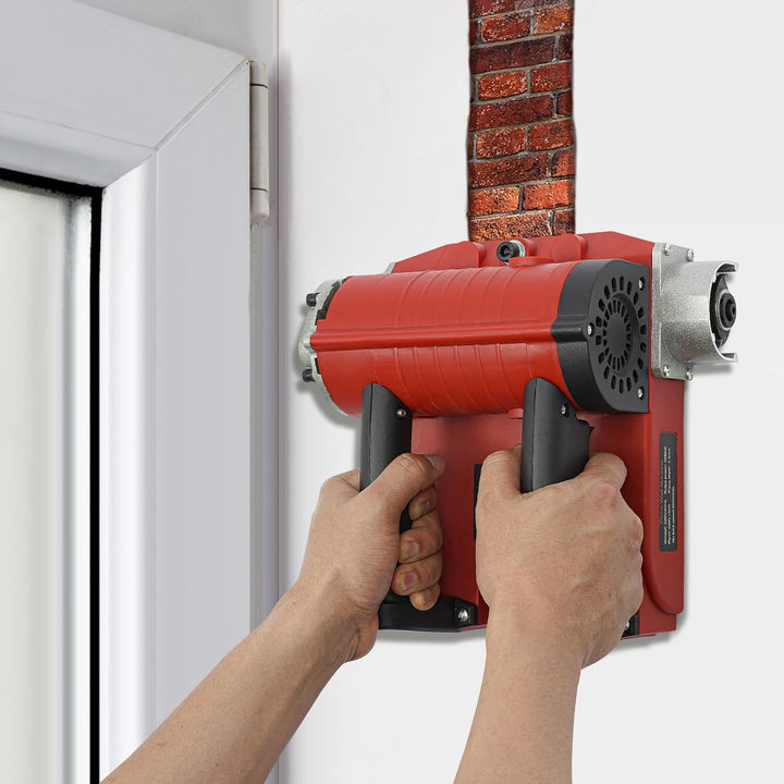 4580W Betonfräse, 3500RPM Walzenfräse Sanierungsfräse Putzfräse Mauerfräse Betonschleifer Walzen Sch