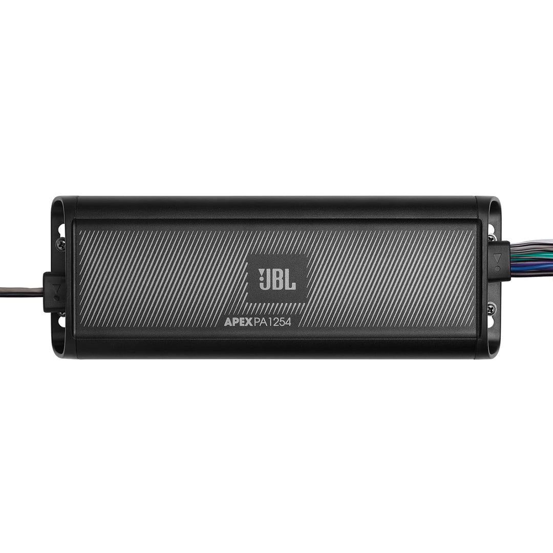 JBL APEX PA1254-4 Kanal Verstärker 1250 Watt - Ultrakompakter und Leistungsstarker Auto & Boot Mini
