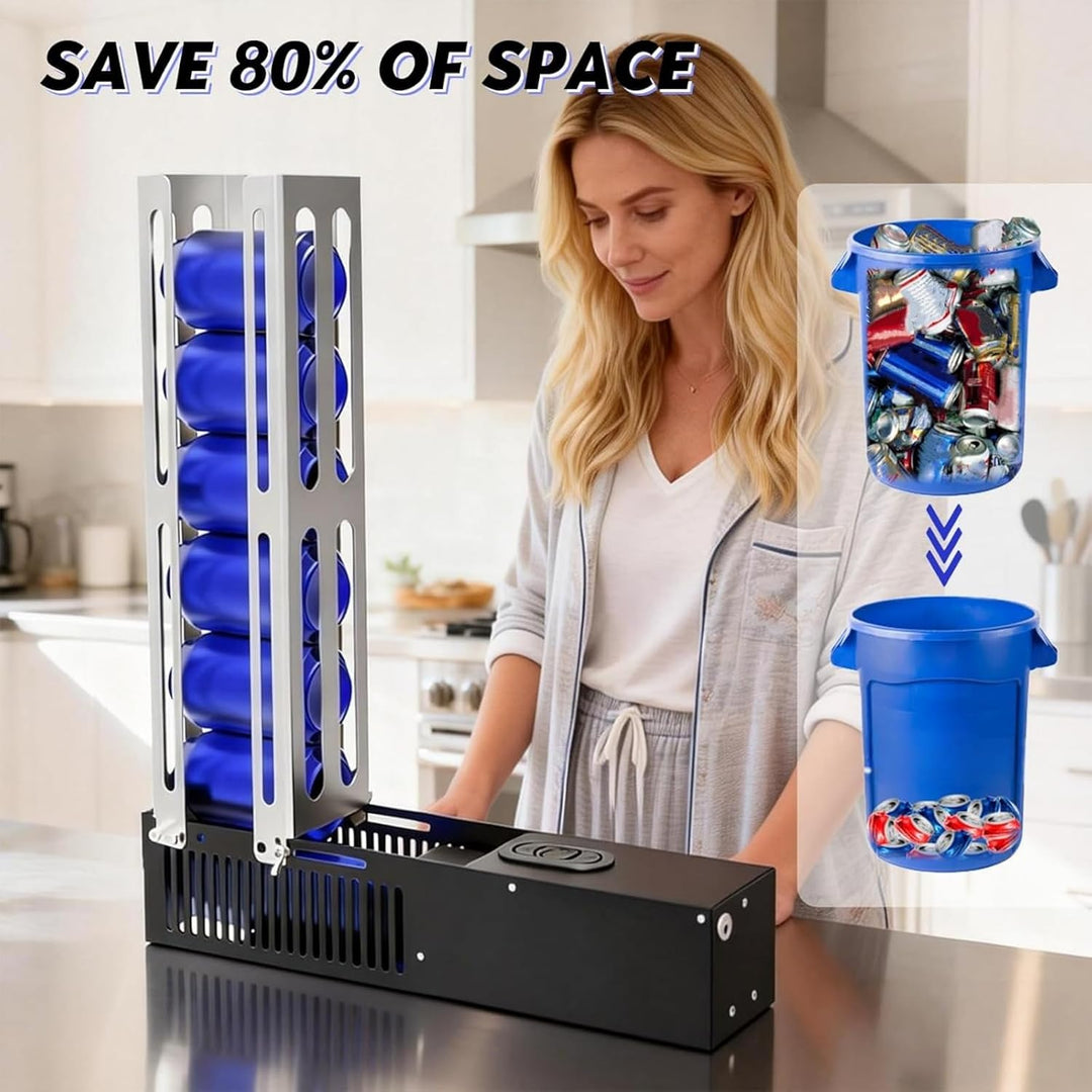 Elektrische Dosenbrecher, Automatische Dosenpresse Recycling von 6oz~16oz Dosen, Automatischer und M