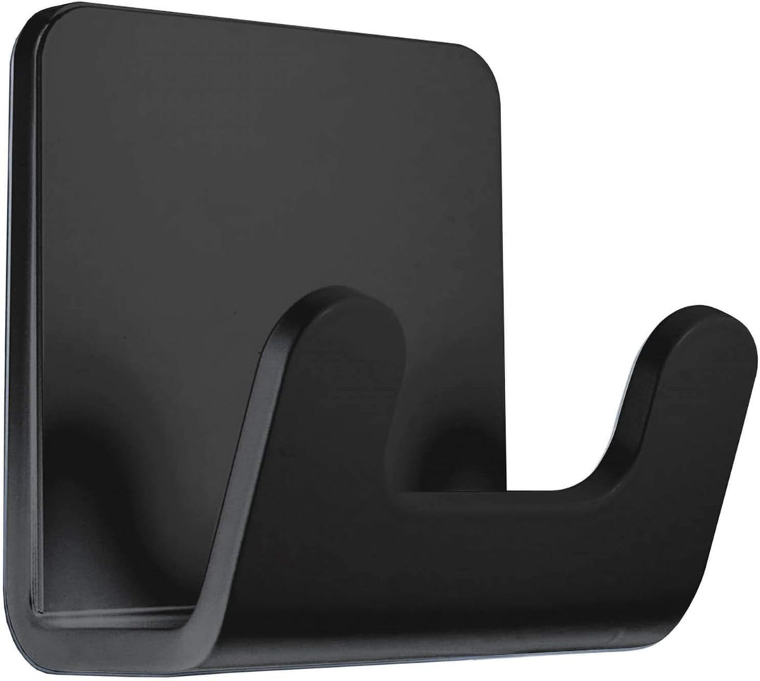 Radius Handtuchhaken Puro schwarz-Kleben