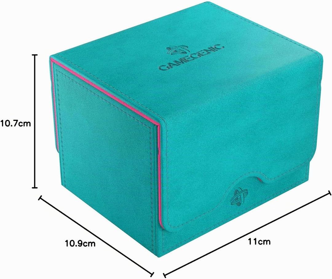 Gamegenic, Sidekick 100+ XL - EXCLUSIVE LINE Teal/Pink, bis zu 100 doppelt gesleevte Karten, Farbe: