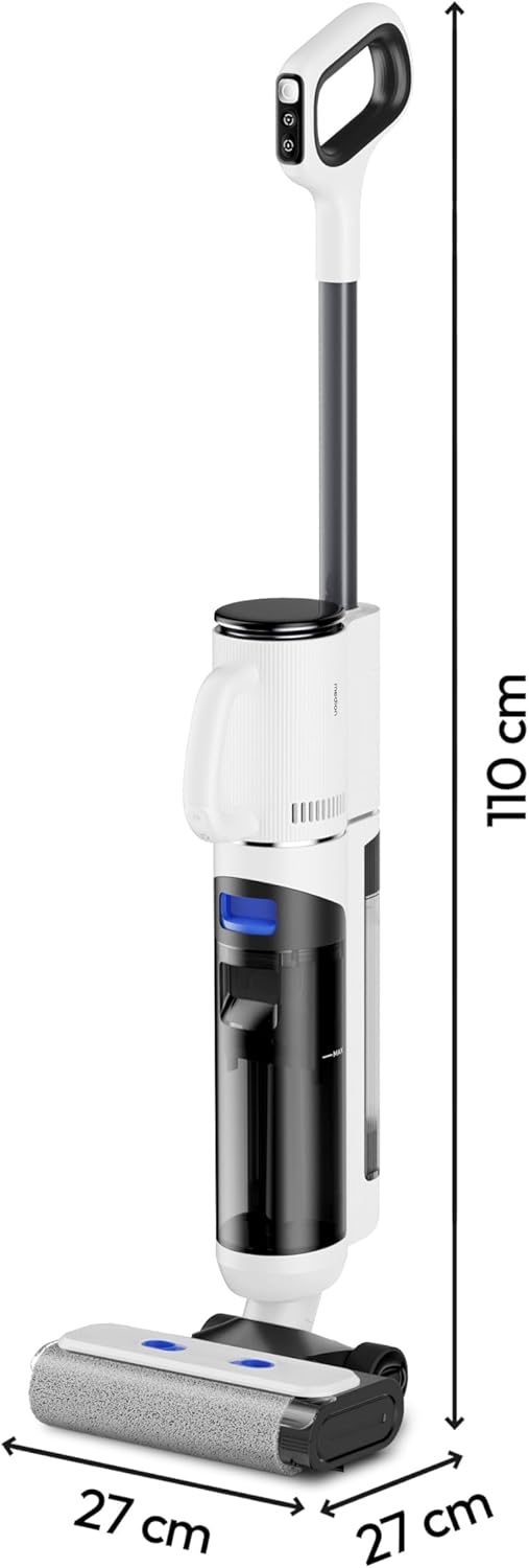 MEDION Nass Trockensauger H30 (2in1 kabelloser Saugwischer und Akku Staubsauger, bis zu 45 Min Laufz