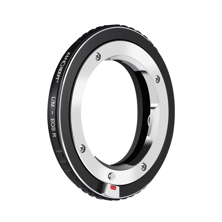 K&F Concept L/M-EOS R Bajonettadapter Objektiv Ring für Leica M LM Objektiv auf Canon EOS R-Mount Sp