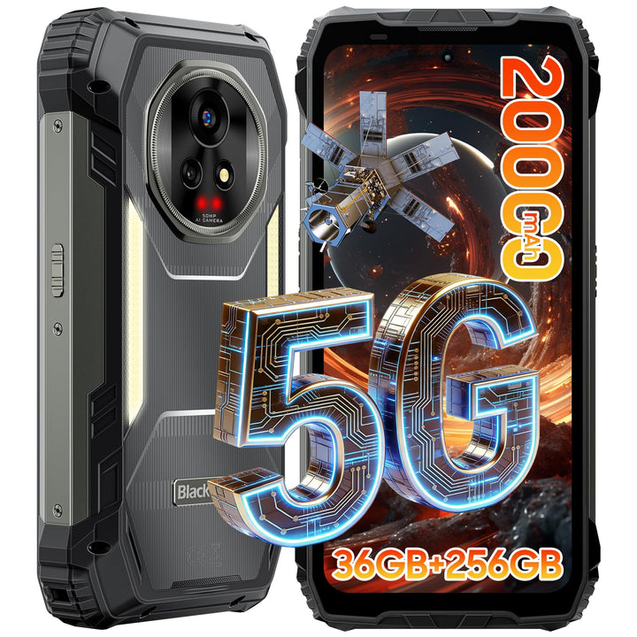 Blackview Xplore 2 Satellite Outdoor Handy Ohne Vertrag 5G, 20000mAh Batterie-Android 15 baustellenh