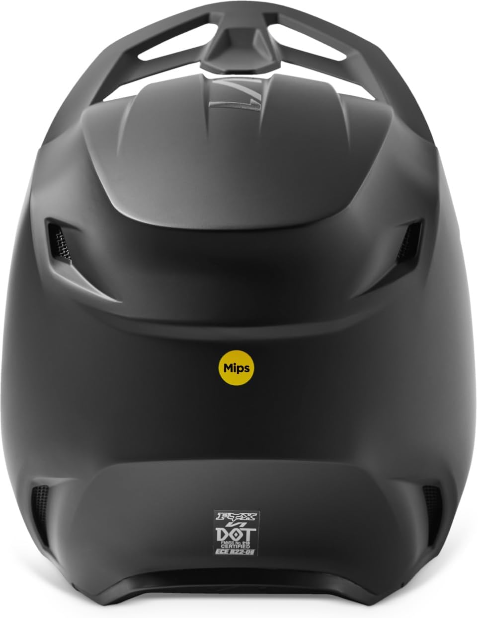 Fox Motocross-Helm V1 Solid Matte Black Schwarz XXL, Schwarz XXL