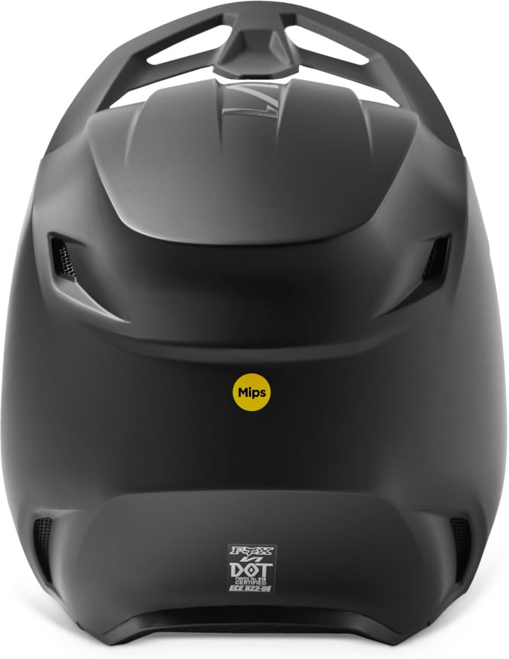 Fox Motocross-Helm V1 Solid Matte Black Schwarz XXL, Schwarz XXL