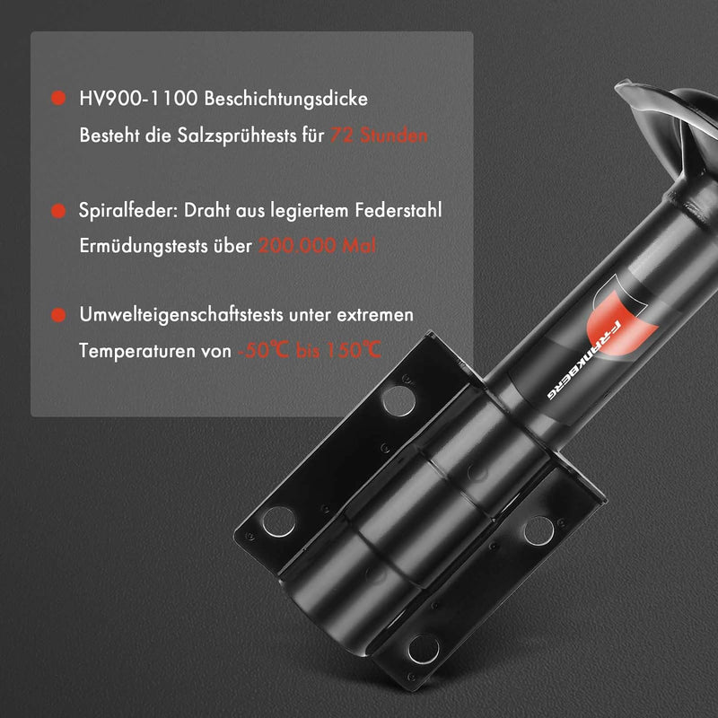 Frankberg 2x Stossdämpfer Vorderachse Kompatibel mit Jumper 1.9L-2.8L 1994-2006 Ducato 1.9L-2.8L 199