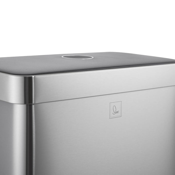 SVITA LT2X30 Mülleimer 60 Liter Treteimer Tretmülleimer Abfalleimer 2 Fächer je 30 Liter freistehend