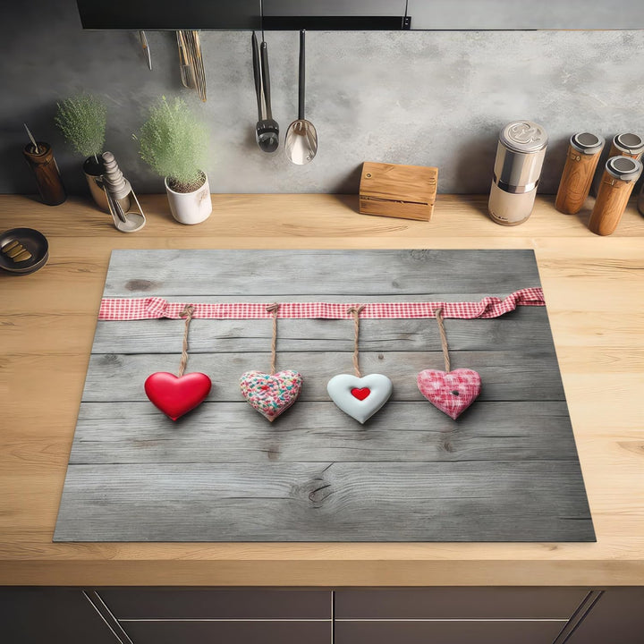 KitchenYeah© Herdabdeckplatte Einteilig Ceranfeld Abdeckplatte für Induktionsschutz Ceranfeldabdecku