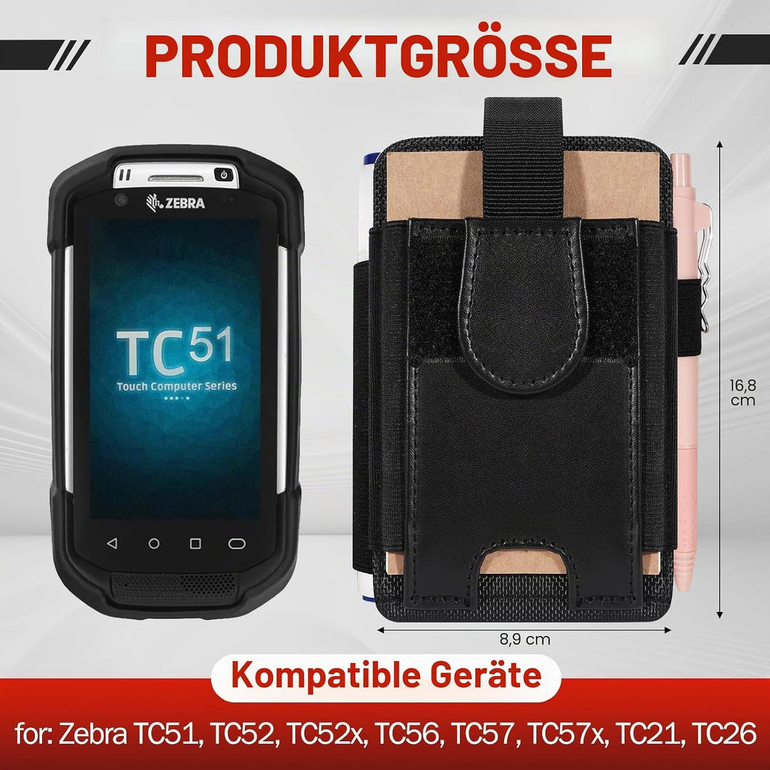 Scanner Holster für Zebra TC52, TC53, TC70, TC70x, TC72, TC75, TC75x, TC77, M60, MC67, Scannertasche