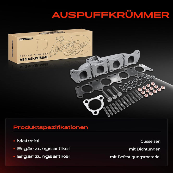 Auspuffkrümmer für A3 8L1 TT 8N Leon 1M1 Toledo II 1M2 Octavia I 1U B-o-r-a 1J Golf IV 1J New Beetle