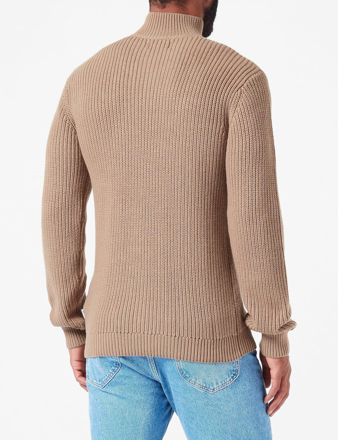 Wrangler Herren Half Zip Knit Pullover Sweater M Lead Grey, M Lead Grey