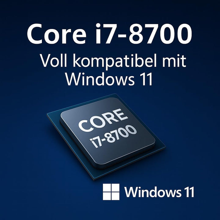 HP ProDesk 600 G4 Intel i7 8700 12-Thread 4 GHz Business Office Multimedia Computer mit 3 Jahren Gar