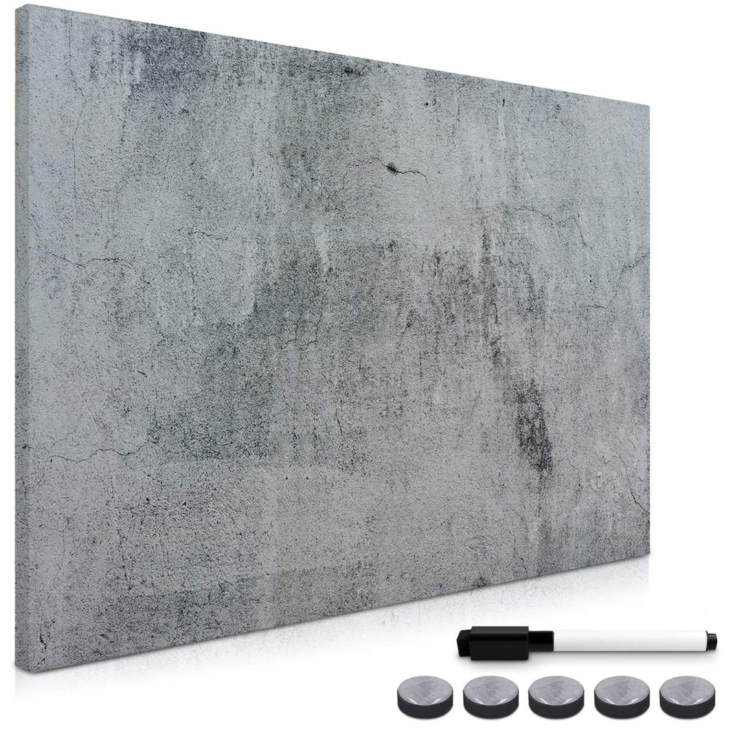 Navaris Magnettafel Magnetpinnwand Memoboard zum Beschriften - 90x60 cm Notiztafel div. Designs - Ta
