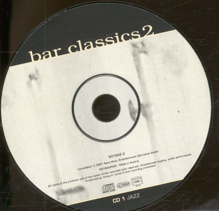 Bar Classics 2, Audio-CD