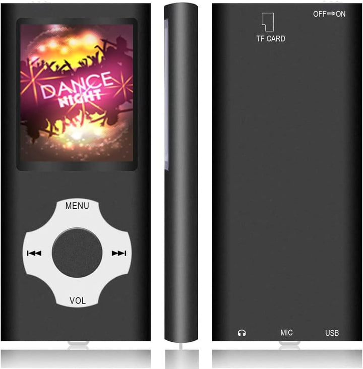 Tabmart MP3 MP4 Musik Player Inklusiv 32GB MicroSD Unterstützung Audio Player Media Player 1,81 Zoll