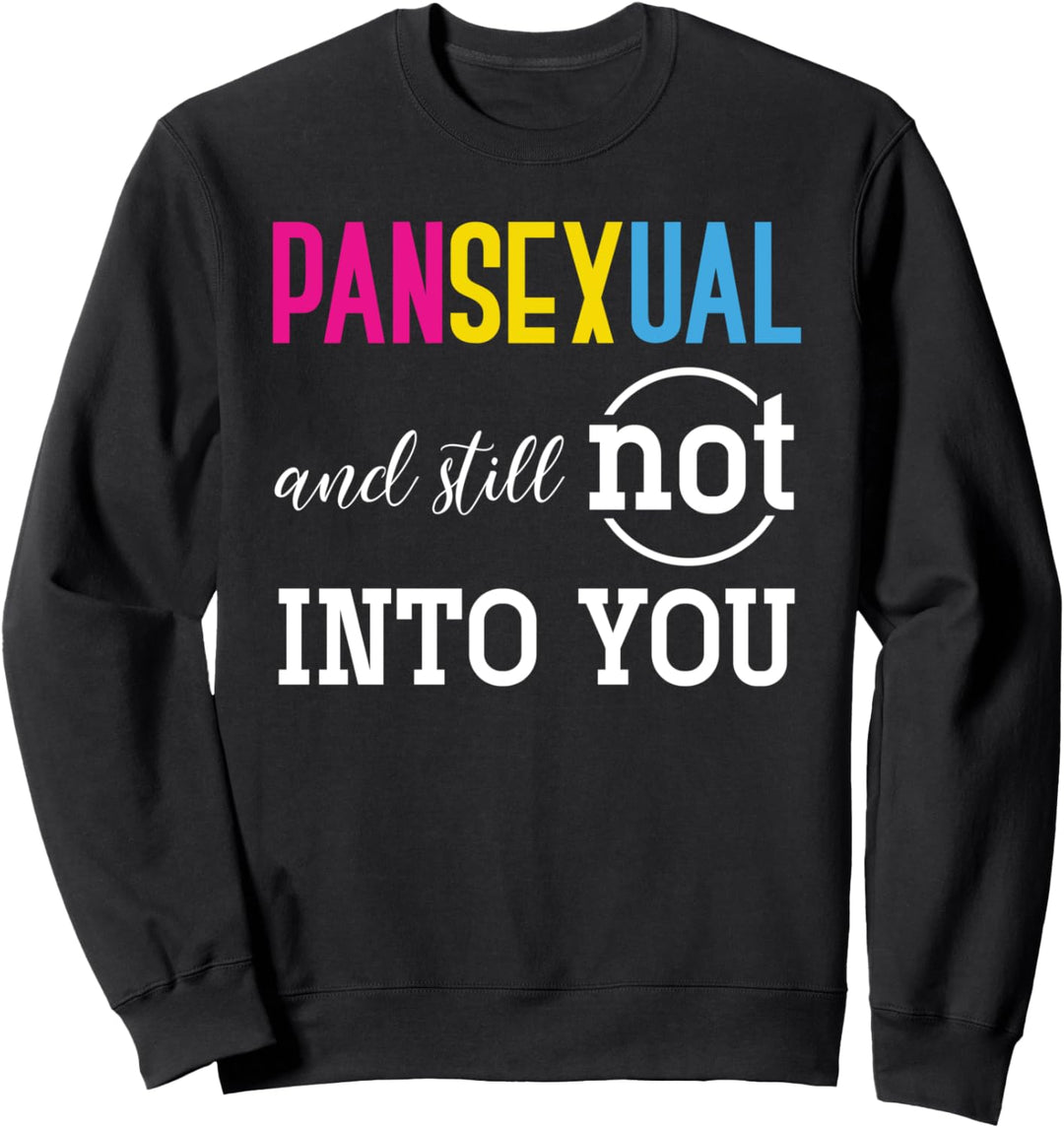 Pan Pride LGBTQ Queer Genderfluid CSD Geschenk Pansexuell Sweatshirt