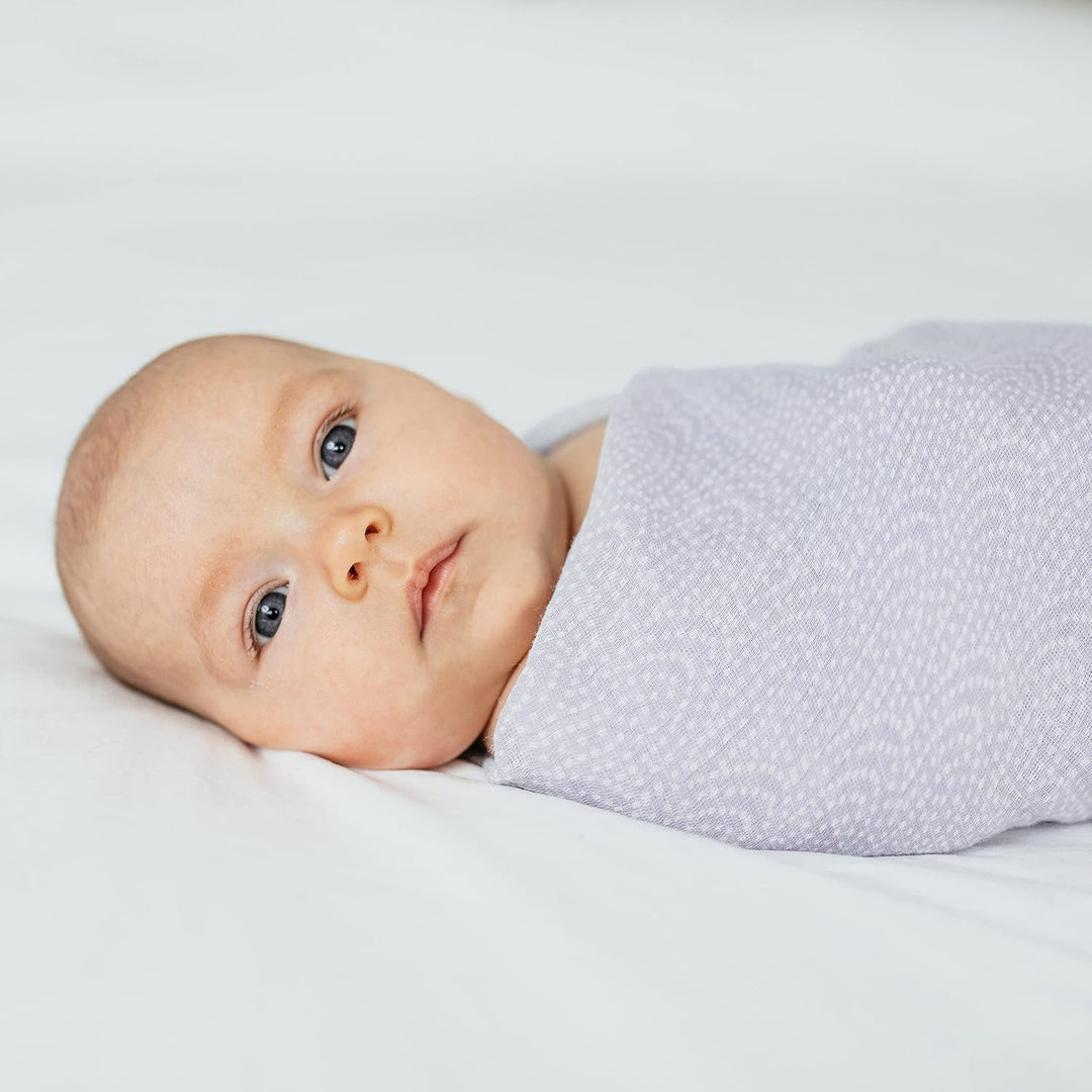 aden + anais Pastell Swaddle Decke - Pack von 4 | Grosse 100% atmungsaktive Musselin -Baumwoll -Schn