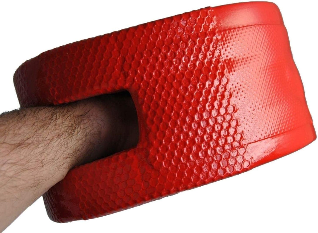 BAY Doppel-Handpratze aus Schaumstoff für Kampfsport, Beidseitig Nutzbar mit 20 cm Durchmesser, Blau