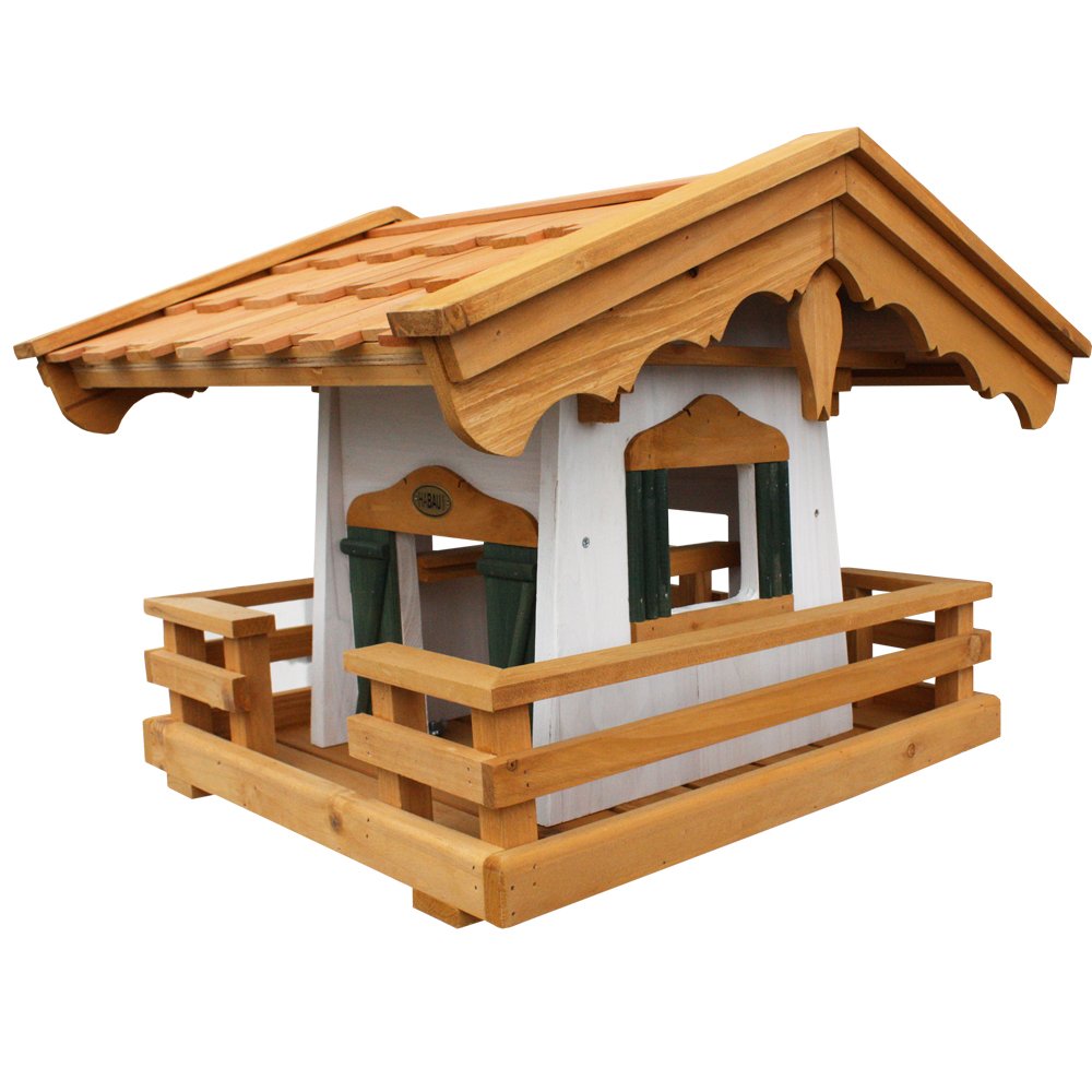 Habau 1795 Vogelhaus Schwarzwald mit Silo und Ständer