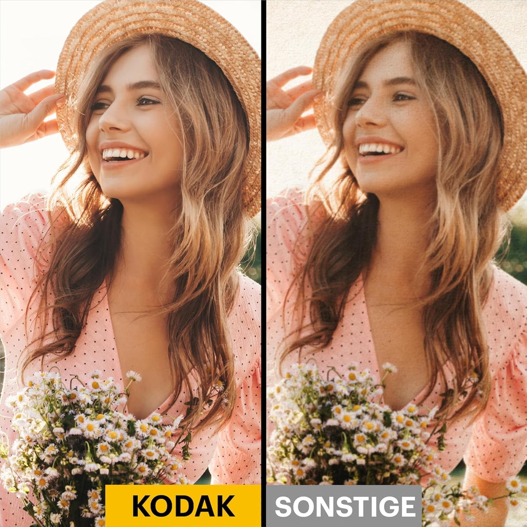 Kodak Mini 2 Fotodrucker für Smartphones, Format 54 x 86 mm, kabellos, tragbar und kompatibel mit iO