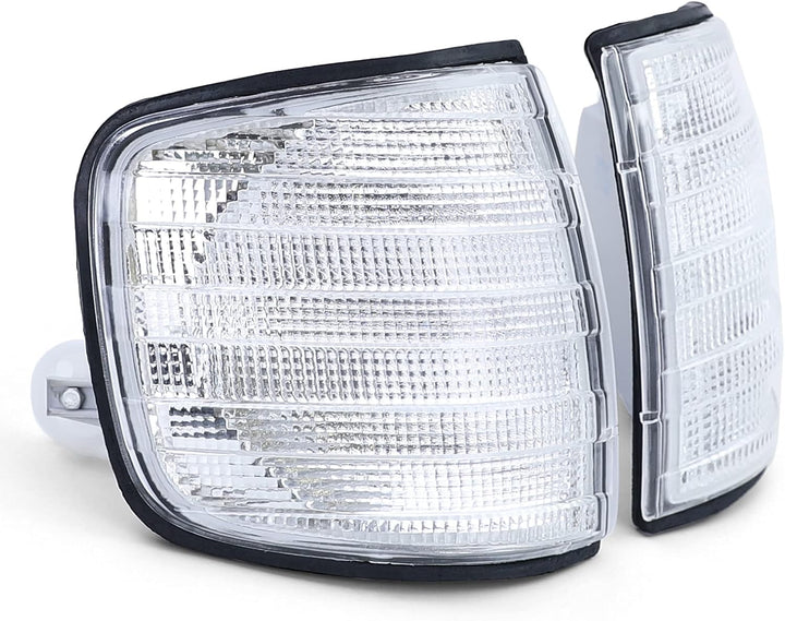 Carparts-Online Blinker Weiss Paar für Mercedes S-Klasse W126 Limousine 80-91