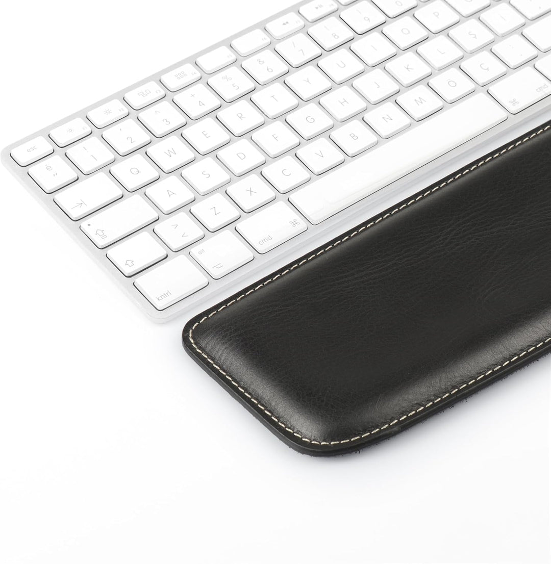 Londo Echtes Leder Tastaturpad - Premium Ergonomische Unterstützung für Komfortables Tippen bei der