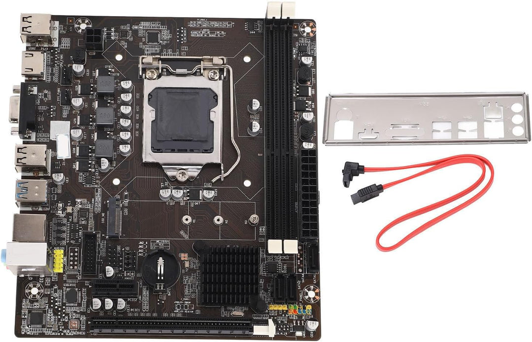 Gaming Motherboard DDR3, 1155 Pins 2 DDR3 100M Mining Motherboard Unterstützt Corei7, I5, I3 (LGA115