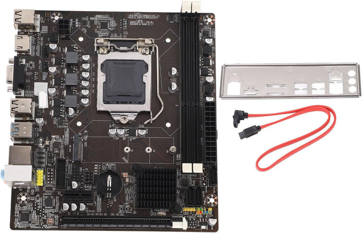 Gaming Motherboard DDR3, 1155 Pins 2 DDR3 100M Mining Motherboard Unterstützt Corei7, I5, I3 (LGA115